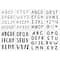 Alphabet Casual Stencils, 7&#x22; x 10&#x22; by Craft Smart&#xAE;